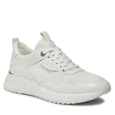 michael kors theo trainer optic white|Michael Kors.